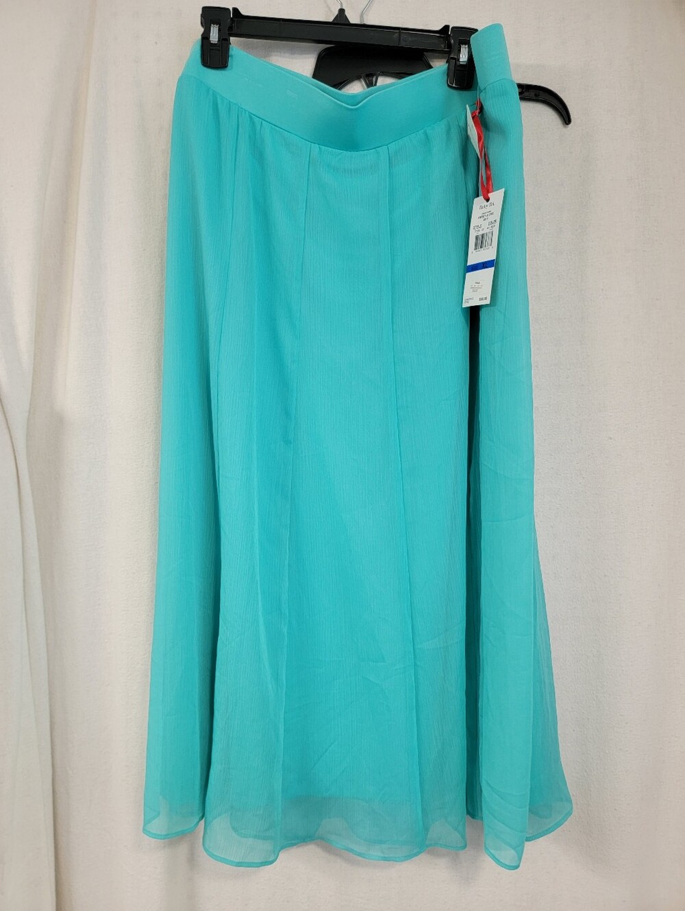 Ruby Rd. Turquoise A-Line Maxi Skirt